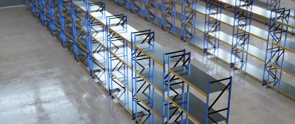 An empty warehouse interior