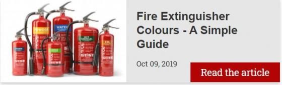 A simple guide to fire extinguisher colours